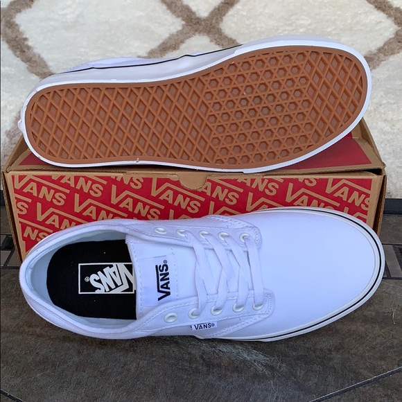 VANS ATWOOD BLACK FOXING WHITE/WHITE MEN’S - Picture 3 of 16